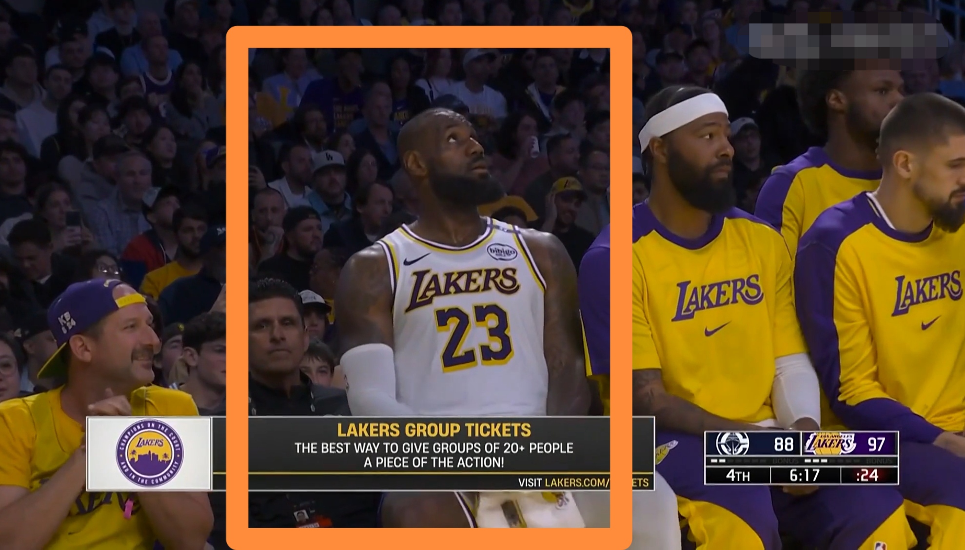 湖人击败快船，取得五连胜